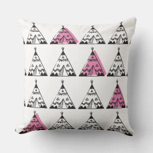 Coussins pour enfants - Tipi rose