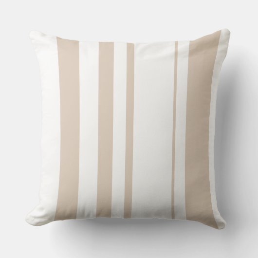 Coussins - Rayure 2 Beige (Recto)