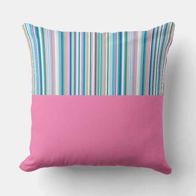 Coussins - Rayures Bonbons (Recto)