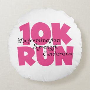 Coussins Ronds 10K Run Sport Rose