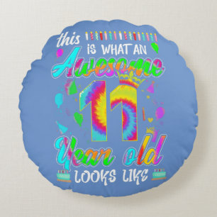 Coussins Ronds 11e anniversaire Awesome 11 ans Il semble
