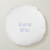 Coussins Ronds 14e anniversaire mariage ivoire cadeau éléphant (Dos)