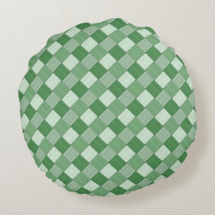 Coussins Ronds 2 dans 1 ont couvert de tuiles le plaid tissé ver