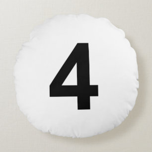 Coussins Ronds 4 - numéro quatre
