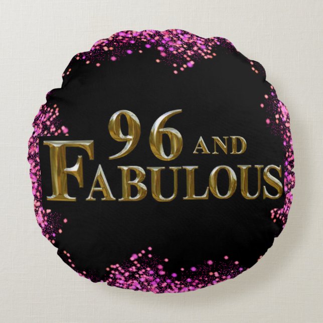Coussins Ronds 96e anniversaire  (Devant)