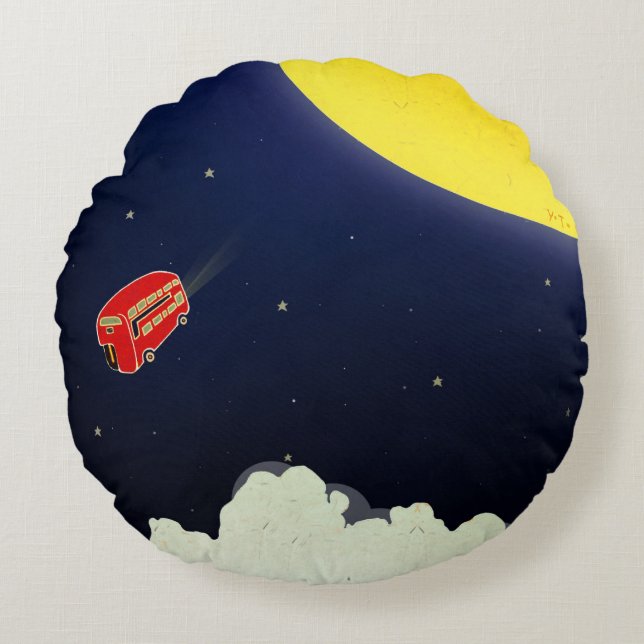 Coussins Ronds À la lune (Devant)