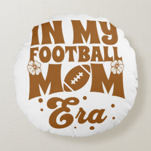 Coussins Ronds À l'ère de ma mère de football