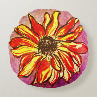 Coussins Ronds *'Ablaze de Rudbeckia'