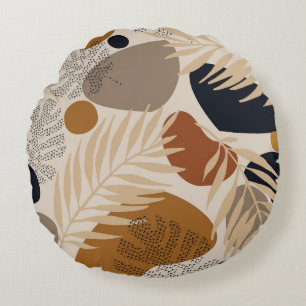 Coussins Ronds Abstract geometric, natural shapes in minimal nord