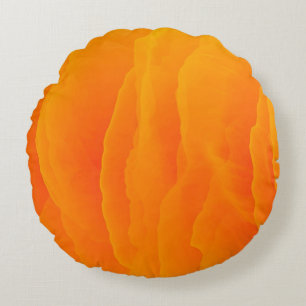 Coussins Ronds Abstract orange background colorful