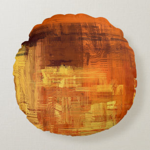 Coussins Ronds Abstract texture. 2d illustration. Expressive hand