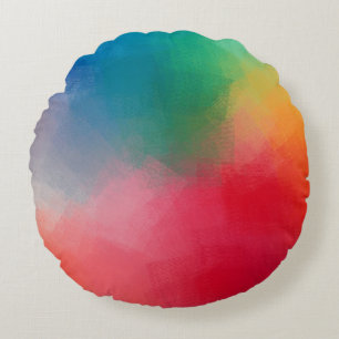 Coussins Ronds Abstrait coloré Élégant Modèle moderne tendanc