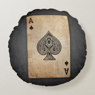 Coussins Ronds Ace of spades