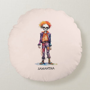 Coussins Ronds Adorable Pastel Zombie - Jolie Halloween