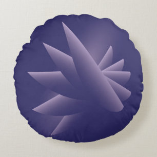 Coussins Ronds Ailes violettes