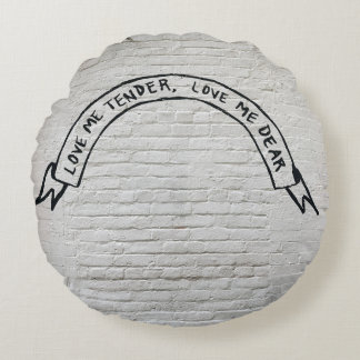 Coussins Ronds Aimez-moi tendre amour mes chers citations murales