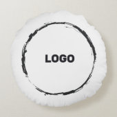 Coussins Ronds ajouter votre logo dans un (Dos)