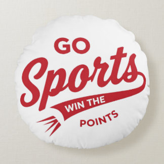 Coussins Ronds Allez Sports Gagnez les Points