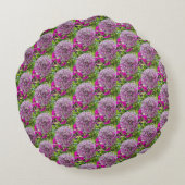 Coussins Ronds Allium & Fleurs d'été (Dos)