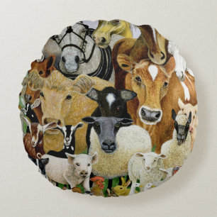 Coussins Ronds Allsorts animal