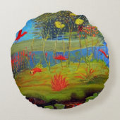 Coussins Ronds Almofada Image: Somewhere a lake. (Dos)