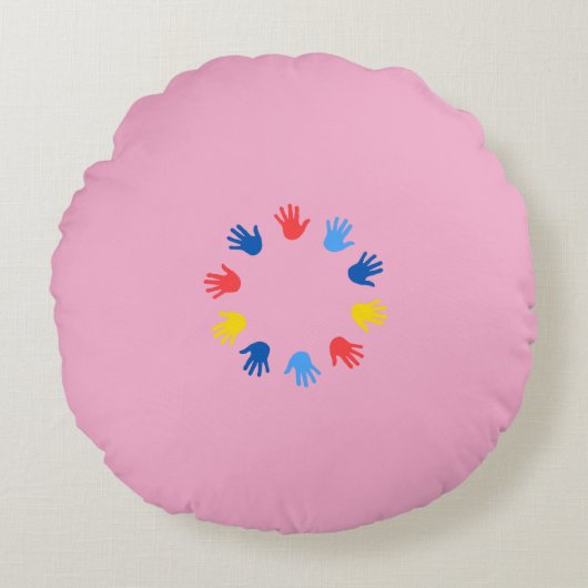 Coussins Ronds Almofada Redonda (40.64cm) Mãos (Devant)