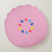 Coussins Ronds Almofada Redonda (40.64cm) Mãos (Dos)