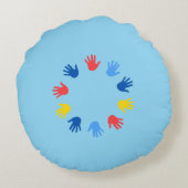 Coussins Ronds Almofada Redonda (40.64cm) Mãos (Dos)