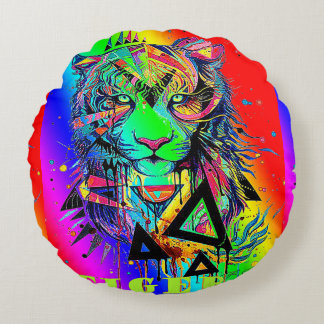 Coussins Ronds Almofada Redonda/Tigre