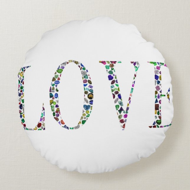 Coussins Ronds Amour (Dos)