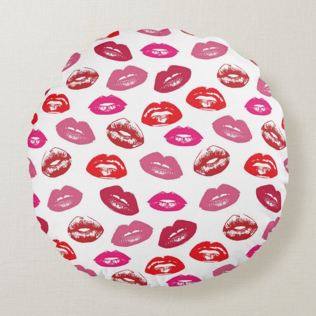Coussins Ronds Amour Et Baisers (Devant)
