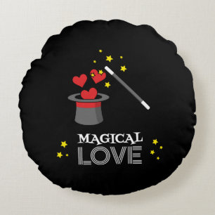 Coussins Ronds Amour magique - Blanc