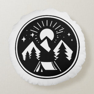 Coussins Ronds Amoureux du camping