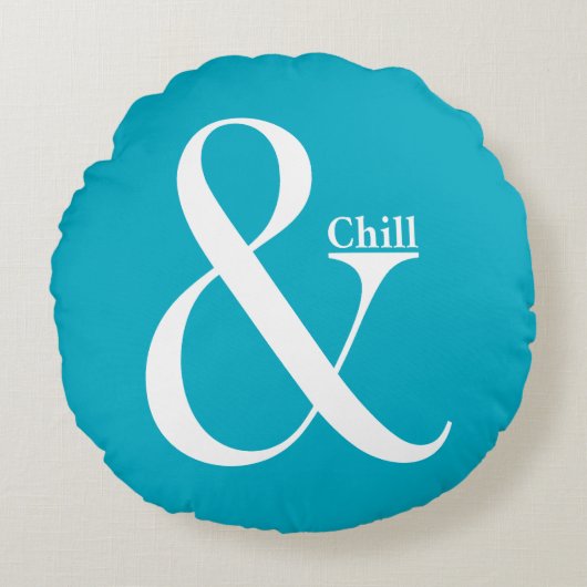 Coussins Ronds Ampersand Chill (Devant)