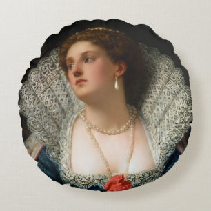 Coussins Ronds Amy Robsart par William Frederick Yeames