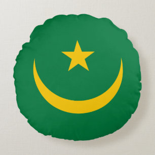 Coussins Ronds Ancien drapeau de Mauritanie
