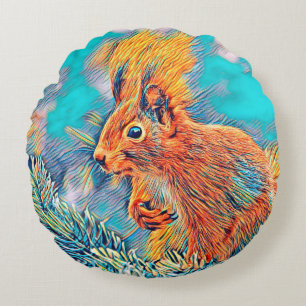 Coussins Ronds AnimalMix_Squirrel_001_by_JAMColors