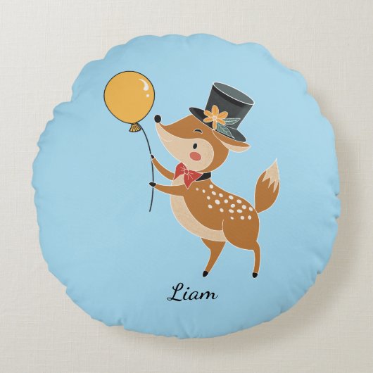 Coussins Ronds Animaux de fête - Faon (Devant)