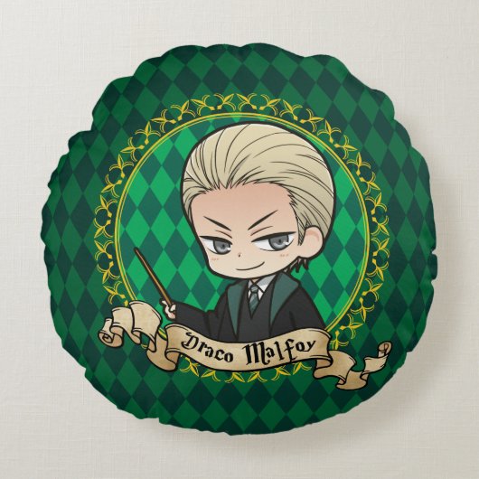 Coussins Ronds Anime Draco Malfoy (Devant)