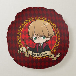 Coussins Ronds Anime Ron Weasley