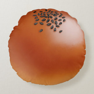 Coussins Ronds Anpan Japanese Sweet Bean Filled Bread Snack