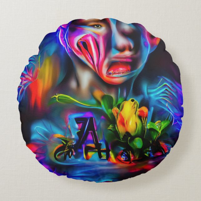 Coussins Ronds Anthrophobie 2 (Devant)