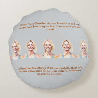 COUSSINS RONDS ANTISTRESS STRESS LESS LIVE MORE QUOTE YOGA RELAX