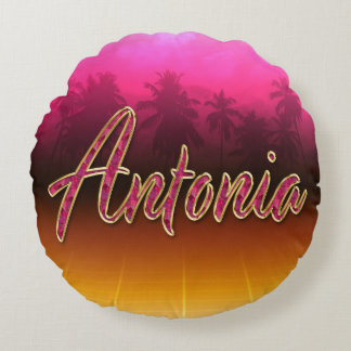 Coussins Ronds Antonia Prénom