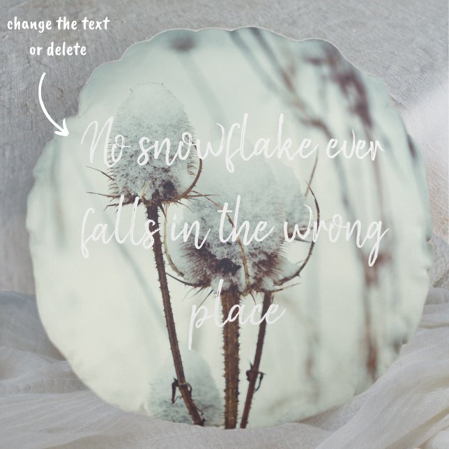 Coussins Ronds Après une chute de neige (Créateur téléchargé)