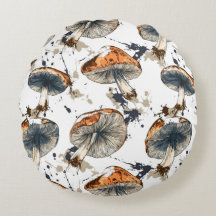 Aquarell Wald Champignons Design