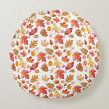 Aquarelle Automne Feuilles Automne Motif sans join
