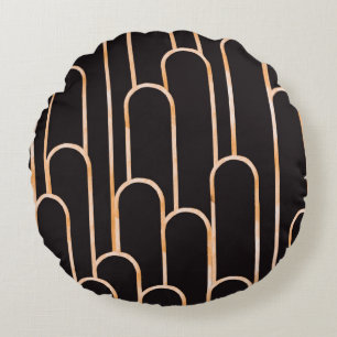 Coussins Ronds Aquarelle dessinée à la main sans couture motif, g