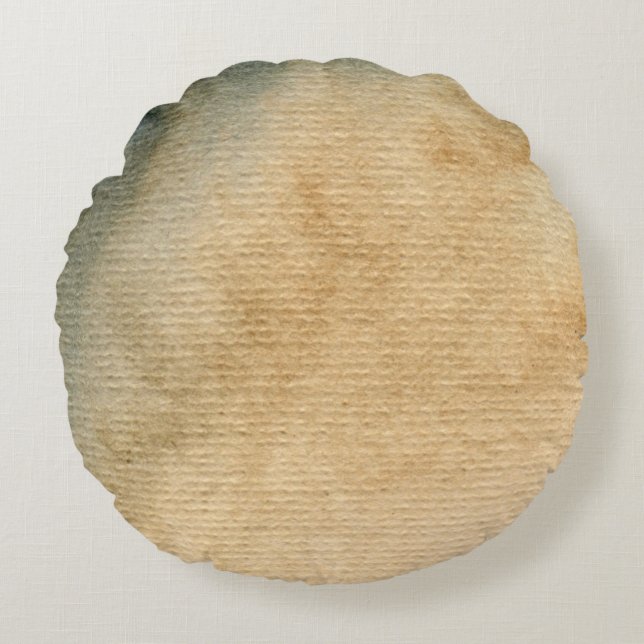 Coussins Ronds aquarelle gris-bleue 7 d'arrière - plan (Devant)