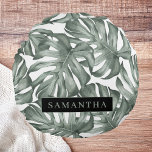 Coussins Ronds Aquarelle tropicale Oasis moderne Feuille Motif<br><div class="desc">Découvrez notre collection de Motifs Feuilles Oasis moderne Tropical, maintenant disponible sur Zazzle! Plongez dans la beauté vibrante de la nature avec ces produits étonnants qui ont une touche contemporaine sur le feuillage tropical.Choisissez parmi une large gamme de produits pour répondre à vos besoins et style personnel. Que vous cherchiez...</div>